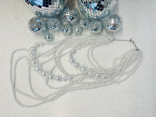 Load image into Gallery viewer, Opulent Splendor: 10-Strand Assorted Pearl Necklace - 24 Inches of Gawdy Glorious Elegance
